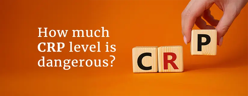 How much CRP level is dangerous?	