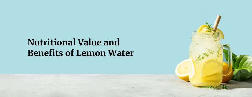 Benefits of Lemon Water